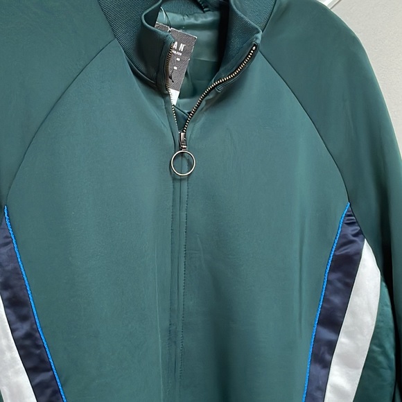 NWT TOPMAN Bodders Front Zip Bomber Track Jacket - Picture 12 of 12